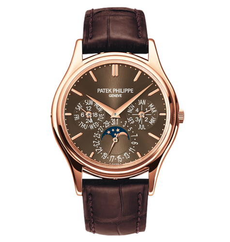 Patek Philippe 5140R-001 : Perpetual Calendar 5140 Rose Gold Brown