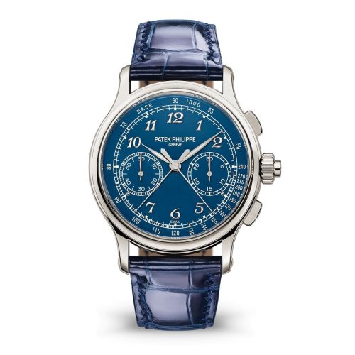 Patek Philippe 5370P-011 : Split-Seconds Chronograph 5370 Platinum / Blue