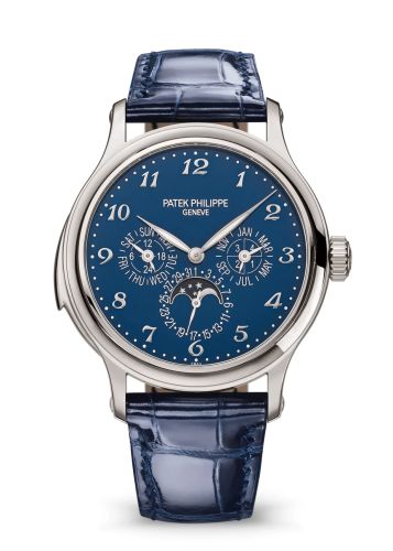 Patek Philippe 5374G-001 : Minute Repeater Perpetual Calendar 5374 White Gold / Blue