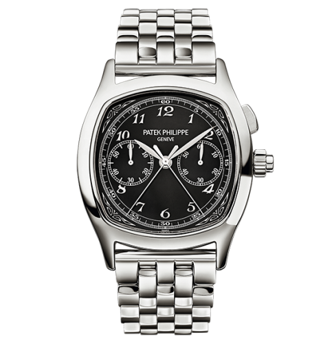 Patek Philippe 5950/1A-012 : Split-Seconds Chronograph 5950 Stainless Steel / Black / Bracelet