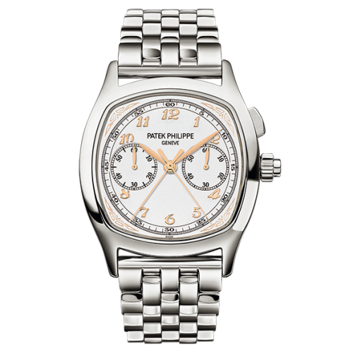 Patek Philippe 5950/1A-013 :  Split-Seconds Chronograph 5950 Stainless Steel / Silver / Bracelet