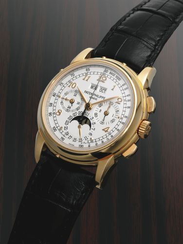 Patek Philippe 5970R-EC : Perpetual Calendar Chronograph 5970 Rose Gold / Silver Breguet