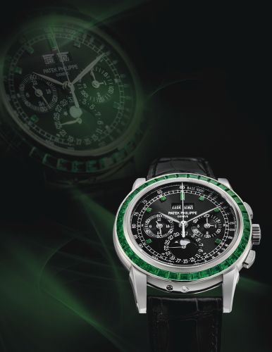 Patek Philippe 5971/13P-010 : Perpetual Calendar Chronograph 5971 Emerald