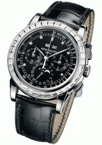 Patek Philippe 5971P-001 : Perpetual Calendar Chronograph 5971 Diamond