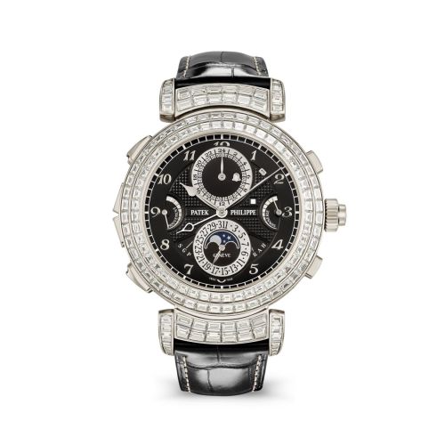 Patek Philippe 6300/400G-001 : Grandmaster Chime 6300 White Gold - Diamond / Black