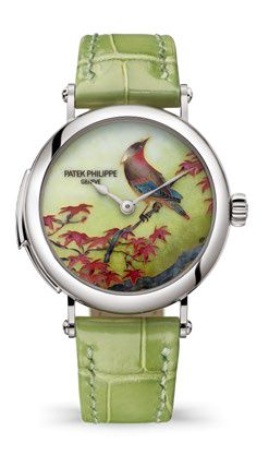 Patek Philippe 7000/50G-011 : Minute Repeater 7000 Bird on a Red Maple
