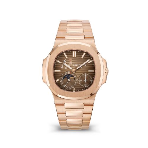 Patek Philippe 5712/1R-001 : Nautilus 5712 Rose Gold / Brown