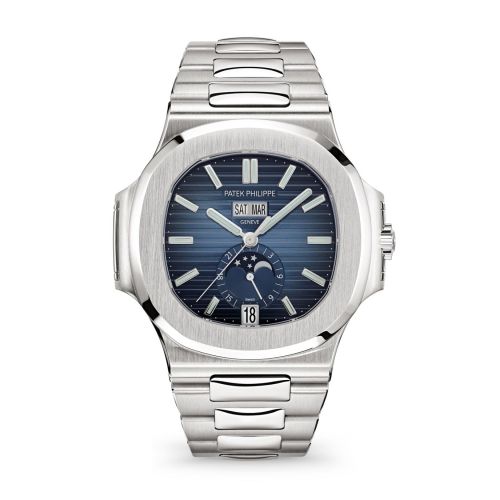 Patek Philippe 5726/1A-014 : Nautilus 5726 Stainless Steel / Blue