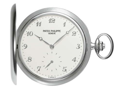 Patek Philippe 980G-010 : Pocket Watch Savonette White Gold / Silver