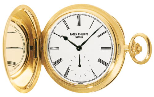 Patek Philippe 980J-010 : Pocket Watch Savonette Yellow Gold / White 