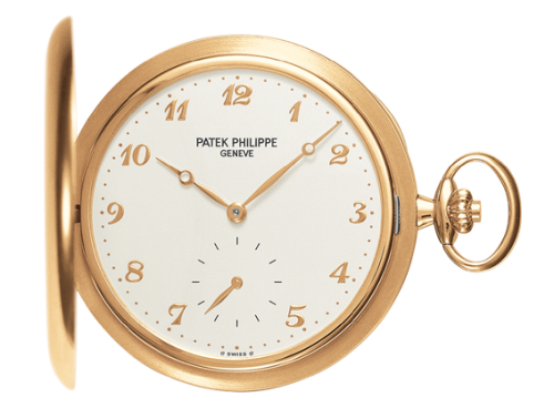 Patek Philippe 980J-011 : Pocket Watch Savonette Yellow Gold / Silver