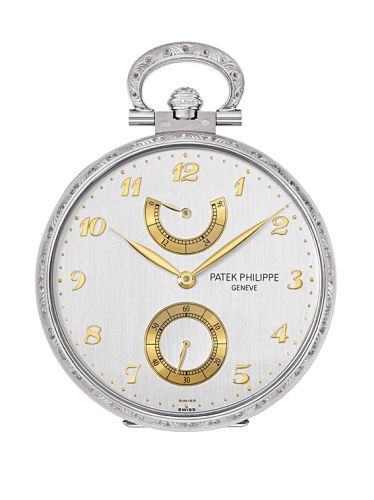 Patek Philippe 982/177G : Pocket Watch Lepine Power Reserve White Gold / From Mother to Daughter