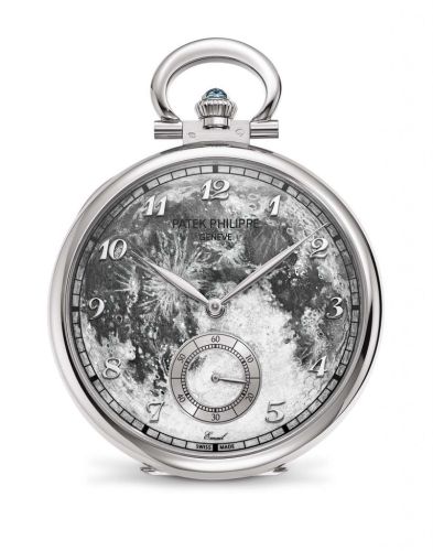 Patek Philippe 995/102G : Pocket Watch Lepine White Gold / First Steps on the Moon