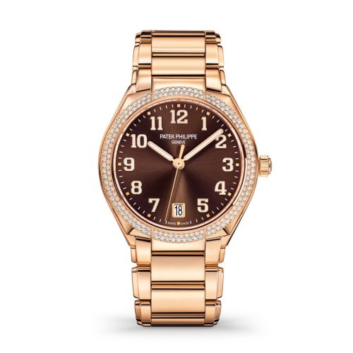 Patek Philippe 7300/1200R-001 : Twenty-4 Automatic Rose Gold / Diamond / Brown