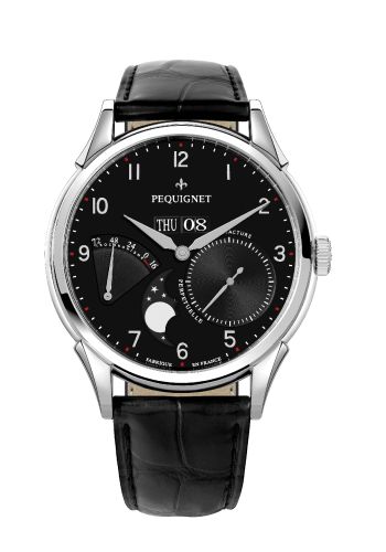 Pequignet 9030443CN : Royale Grand Sport Moonphase Black » WatchBase