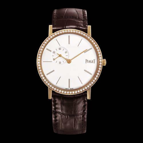 Piaget G0A39107 : Altiplano Small Seconds 34 Pink Gold Diamond