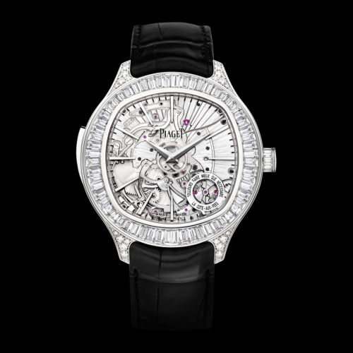 Piaget G0A38018 : Emperador Coussin Minute Repeater White Gold Baguette
