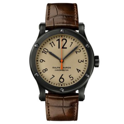 Ralph Lauren RLR0250702 : Safari 39mm Chronometer Aged Steel / Khaki