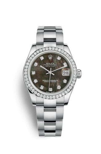 Rolex 178384-0019 : Datejust 31 Stainless Steel Diamond / Oyster / Black MOP