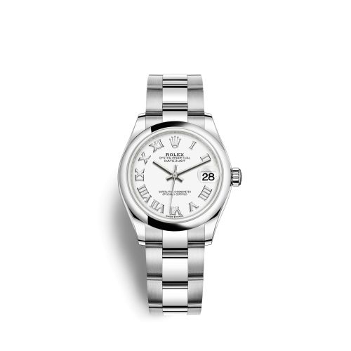 Rolex 278240-0003 : Datejust 31 Stainless Steel / Oyster / White - Roman