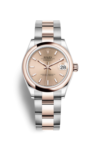 Rolex 278241-0009 : Datejust 31 Stainless Steel/ Rose Gold / Domed / Rose / Oyster