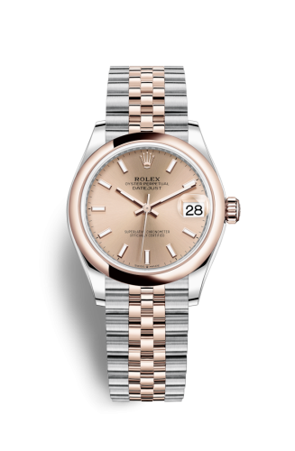 Rolex 278241-0010 : Datejust 31 Stainless Steel/ Rose Gold / Domed / Rose / Jubilee