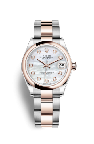 Rolex 278241-0025 : Datejust 31 Stainless Steel/ Rose Gold / Domed / MOP / Oyster
