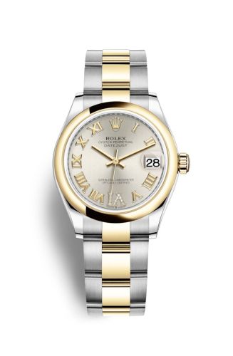 Rolex 278243-0003 : Datejust 31 Stainless Steel / Yellow Gold / Domed / Silver - Roman / Oyster