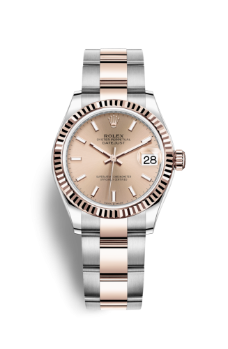 Rolex 278271-0009 : Datejust 31 Stainless Steel/ Rose Gold / Fluted / Rose / Oyster