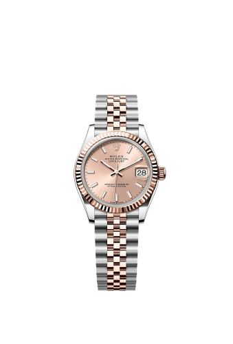 Rolex 278271-0010 : Datejust 31 Stainless Steel/ Rose Gold / Fluted / Rose / Jubilee