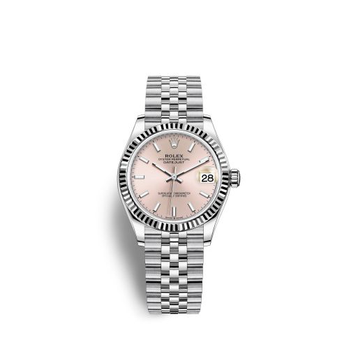Rolex 278274-0014 : Datejust 31 Stainless Steel Fluted / Jubilee / Pink