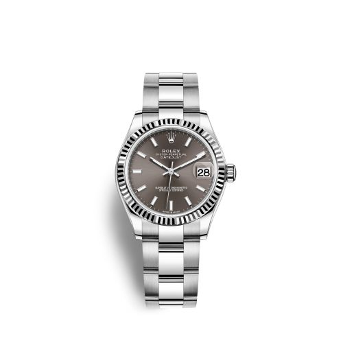 Rolex 278274-0015 : Datejust 31 Stainless Steel Fluted / Oyster / Grey