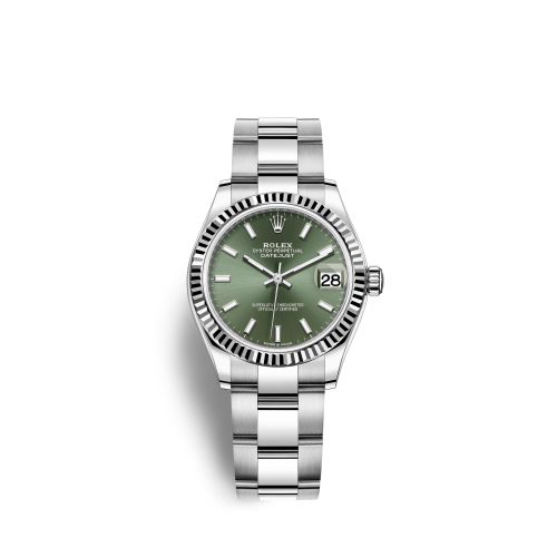 Rolex 278274-0017 : Datejust 31 Stainless Steel Fluted / Oyster / Green