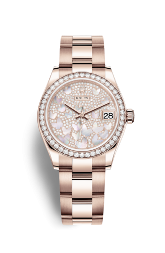 Rolex 278285rbr-0009 : Datejust 31 Rose Gold / Diamond / Butterfly / Oyster