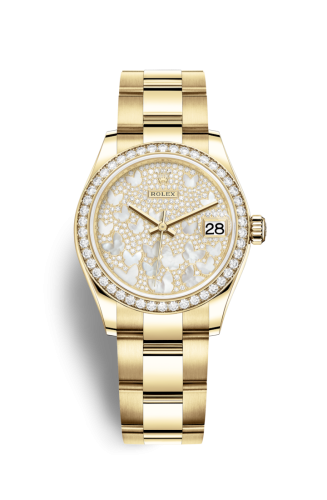 Rolex 278288rbr-0010 : Datejust 31 Yellow Gold / Diamond / Butterfly / Oyster