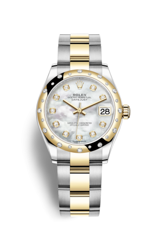 Rolex 278343rbr-0027 : Datejust 31 Stainless Steel / Yellow Gold / Domed - Diamond / MOP / Oyster