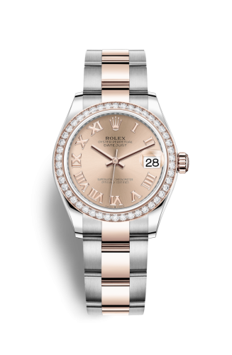 Rolex 278381rbr-0001 : Datejust 31 Stainless Steel/ Rose Gold / Diamond / Rose - Roman / Oyster