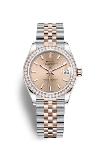 Rolex 278381rbr-0010 : Datejust 31 Stainless Steel/ Rose Gold / Diamond / Rose / Jubilee