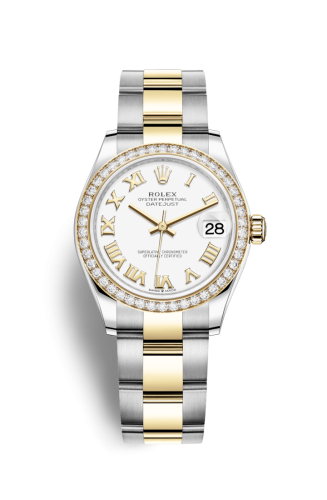 Rolex 278383rbr-0001 : Datejust 31 Stainless Steel / Yellow Gold / Diamond / White - Roman / Oyster