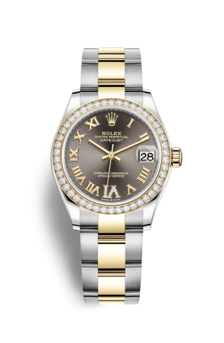 Rolex 278383rbr-0017 : Datejust 31 Stainless Steel / Yellow Gold / Diamond / Grey - Roman / Oyster