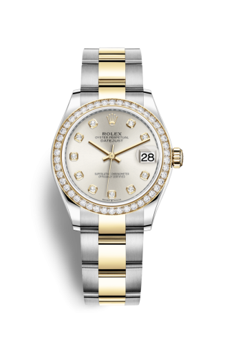 Rolex 278383rbr-0019 : Datejust 31 Stainless Steel / Yellow Gold / Diamond / Silver - Diamond / Oyster