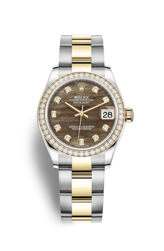 Rolex 278383rbr-0023 : Datejust 31 Stainless Steel / Yellow Gold / Diamond / Black MOP / Oyster