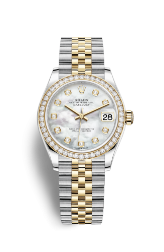 Rolex 278383rbr-0028 : Datejust 31 Stainless Steel / Yellow Gold / Diamond / MOP / Jubilee