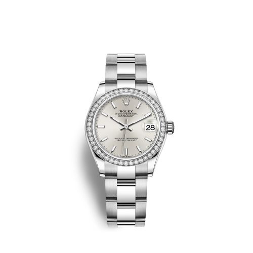 Rolex 278384rbr-0015 : Datejust 31 Stainless Steel Diamond / Oyster / Silver