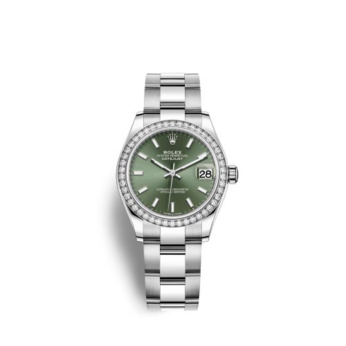 Rolex 278384rbr-0021 : Datejust 31 Stainless Steel Diamond / Oyster / Green