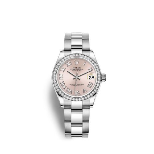 Rolex 278384rbr-0023 : Datejust 31 Stainless Steel Diamond / Oyster / Pink - Roman