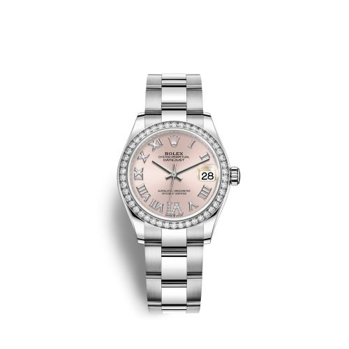 Rolex 278384rbr-0027 : Datejust 31 Stainless Steel Diamond / Oyster / Pink - Roman