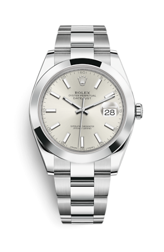 Rolex 126300-0003 : Datejust 41 Stainless Steel Smooth / Oyster / Silver