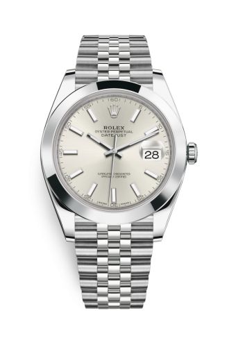 Rolex 126300-0004 : Datejust 41 Stainless Steel Smooth / Jubilee / Silver