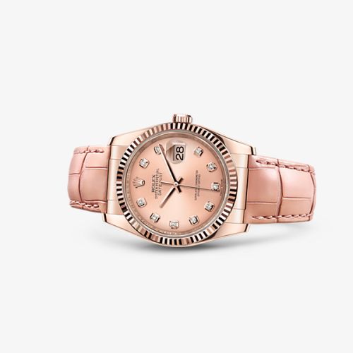 Rolex 116135-0024 : Datejust 36 Everose Strap Pink Diamonds